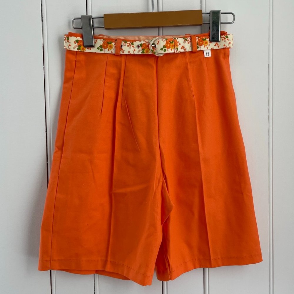 NWT Deadstock Adorable 50s-60s Floral Two Piece Short/Playsuit Set Sz 12 (XS) - Picture 5 of 10